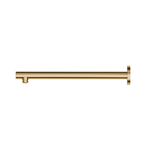 Newform Head Showers Душевой кронштейн 35см, настенный, закругленный, цвет: PVD glossy gold