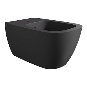 Alice Wunder Биде подвесное 53х31см., цвет: чёрный матовый