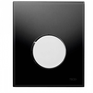 TECE TECEloop Urinal Панель смыва для писсуара, стекло черное, цвет: хром глянцевый