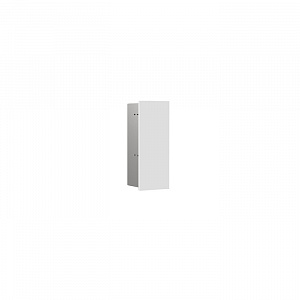 EMCO Asis Pure Модуль для унитаза встраиваемый, ершик для унитаза, дверь левая, цвет: белый