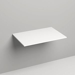 Salini Столешница 80х50х1.5 cм, из материалов S-Stone, цвет: белый матовый
