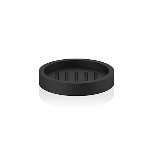 Decor Walther Black Stone SA Мыльница настольная, цвет: черный матовый