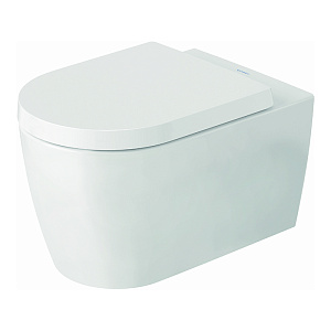 Duravit ME by Starck Унитаз подвесной с ОБОДКОМ, вкл. крепление Durafix, 4,5 л., 37х57см., цвет: белый 