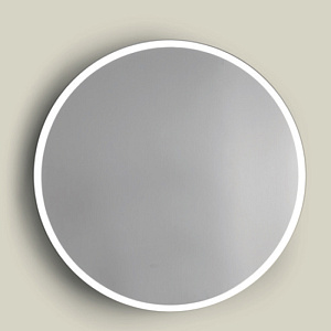 Bertocci Specchi Зеркало косметические, настенное D90см., с подсветкой, в раме, цвет: черный матовый