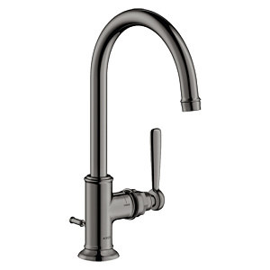 Axor Montreux Смеситель для раковины 210, на 1 отв., с донным клапаном, цвет: полированный черный хром