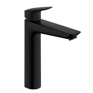 Hansgrohe Logis Смеситель для раковины, 1 отв., с донным клапаном, цвет: черный матовый