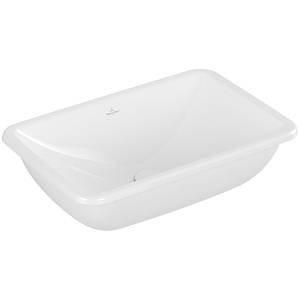 Villeroy&Boch Loop&Friends Раковина встраиваемая 54х34х19см., с переливом, цвет: альпийский белый