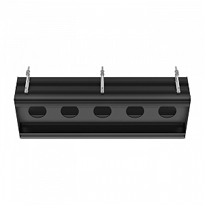 Gessi Binario Профиль линейный 1090 мм, для 5 модулей, установка Easy-Fix, цвет: Black XL
