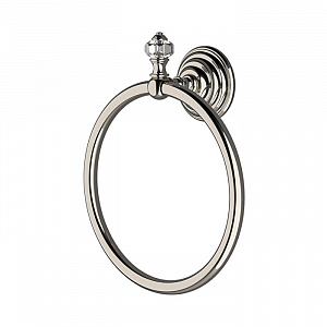 Devon&Devon Gemstone Полотенцедержатель -кольцо 21см., подвесной, цвет: никель блестящий