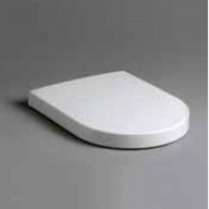 SIMAS E-LINE Сиденье из терморезины, с микролифтом, цвет: белый/хром