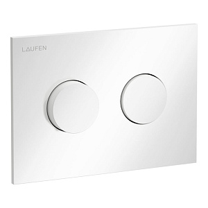 Laufen INEO GROOVE Клавиша смыва, цвет: белый глянцевый