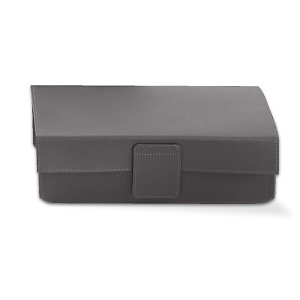 Decor Walther Nappa UTBD Многоцелевая коробка с крышкой, цвет: Натуральная кожа NAPPA дымчато-сер