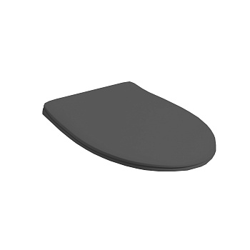 Simas Lft Spazio Сиденье для унитаза SLIM, микролифт, цвет: antracite matt/хром 