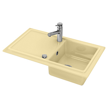 Duravit Cassia Кухонная мойка 86x51см., встраиваемая, цвет: бежевая