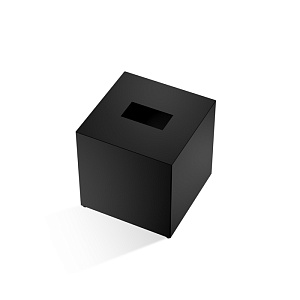 Decor Walther Cube KB 83 Диспенсер для салфеток 13.3x13.3x13.5см, настольный, цвет: черный матовый