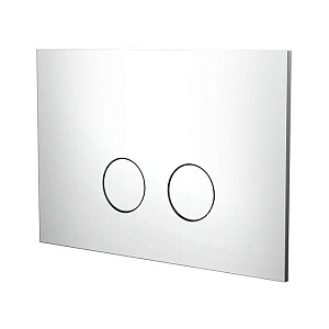 Almar Клавиша двойного смыва для бачков Geberit/TECE, цвет: нержавеющая сталь глянцевая