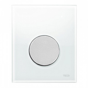TECE TECEloop Urinal Панель смыва для писсуара, стекло белое, цвет: хром матовый