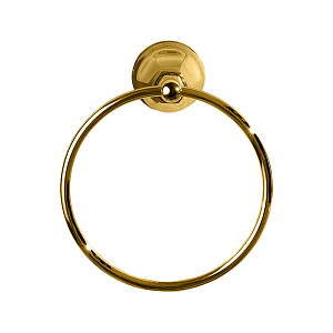 Nicolazzi Teide Полотенцедержатель - кольцо, подвесной, цвет: Gold Brass
