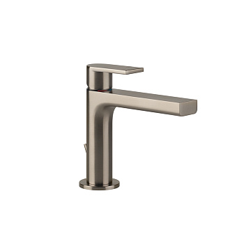 Gessi Emporio Via manzoni Смеситель для раковины, на 1 отв, с донным клапаном, цвет: Finox Brushed Nickel