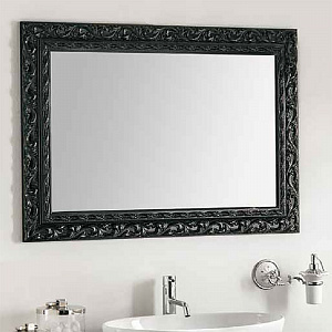 EBAN Barocco Зеркало в раме 98х70см, цвет: черный