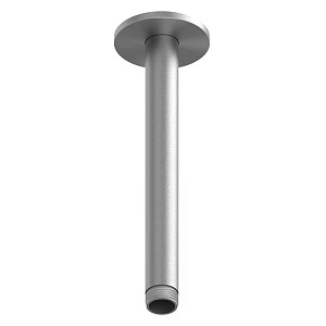 QuadroDesign Кронштейн для верхнего душа 20см., потолочный, цвет: Brushed Stainless Steel