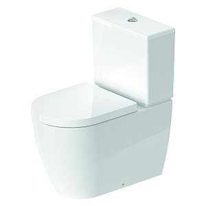 Duravit Me by Starck Унитаз моноблок 37х65 см, слив универсальный, с креплениями, с сиденьем цвет: белый 