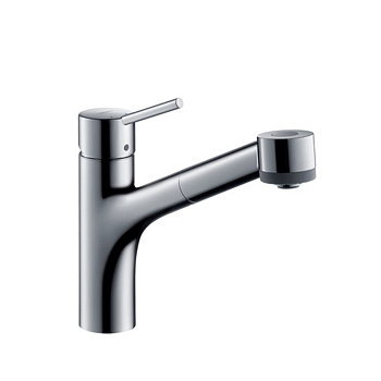 Hansgrohe Talis S Кухонный смеситель для раковины, на 1 отв., однорычажный, с выдвижным изливом, цвет: хром