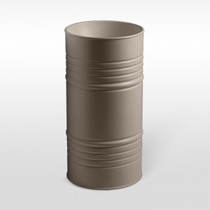 Artwork Раковина 45х90 см, без отв., свободностоящая "BARREL", слив в стену, цвет: Nocciola