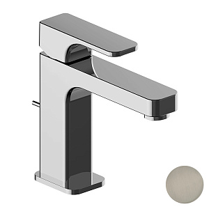 Cisal Cubic Смеситель для раковины, излив 13см., цвет: Nichel  Spazzolato