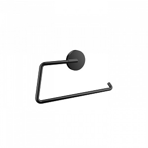 Emco Round Полотенцедержатель-кольцо 22.4см., подвесной, 224 mm, цвет: черный