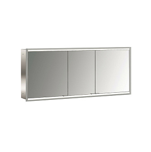 Emco Зеркальный шкаф 160.4х72.7см., встраиваемый, 3 двери, с LED подсветкой, задние стенки зеркальные