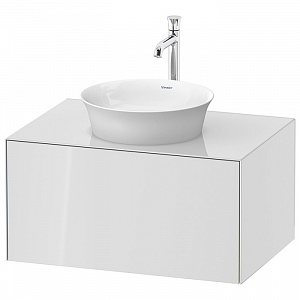 Duravit White Tulip Тумбочка подвесная 80x55х40.8см., раковина, 1 выдвижной ящик, цвет: белый высокоглянцевый