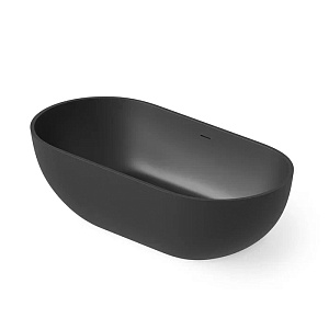 Dea Design Shadow Ванна 178х88х52см., отдельностоящая, Solid Surface, цвет: Black №16