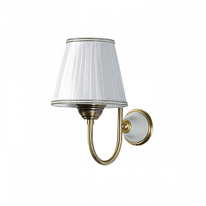 TW Harmony 029, настенная лампа светильника с основанием, цвет: белый/бронза, абажур на выбор