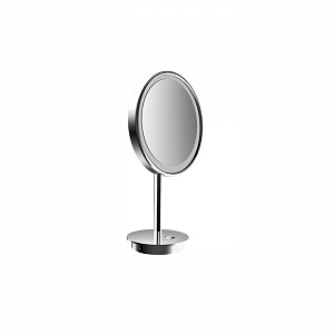 Emco Pure Косметическое зеркало, LED, Ø203mm, stand, 3x увелич., цвет: хром