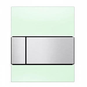 TECE TECEsquare Urinal Панель смыва для писсуара, стекло зеленое, цвет: нержавеющая сталь