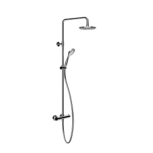 Gessi Emporio shower Душевая система, с верхним душем, термостатическим смесителем, штанга, шланг, ручно душ, цвет: хром