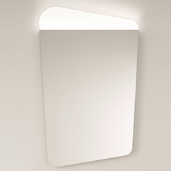 BurgBad Badu Зеркало 59х95.5х2.5см с lED подсветкой, каркас аллюминий, цвет: корица