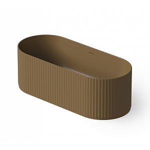 Dea Design Stripes Ванна 170x72x56см., отдельностоящая, Solid Surface, цвет: dark camel