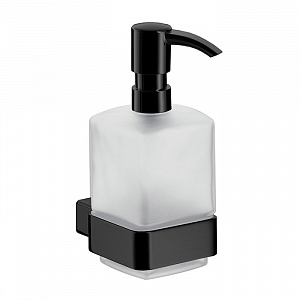 Emco Loft дозатор для жидкого мыла подвесной, цвет: черный/хрусталь