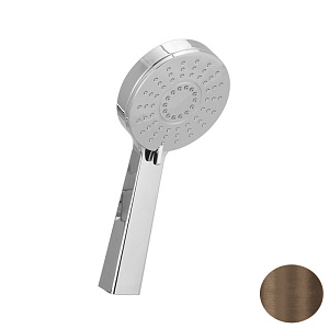 Cisal Shower Ручной душ, D10см, три типа струи, цвет: темная матовая латунь