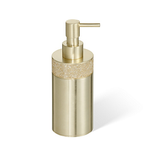 Decor Walther Rocks SSP1 Дозатор для мыла, настольный, с кристаллами Swarovski, цвет: золото матовое