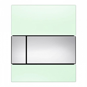 TECE TECEsquare Urinal Панель смыва для писсуара, цвет: зеленое стекло/хром глянцевый