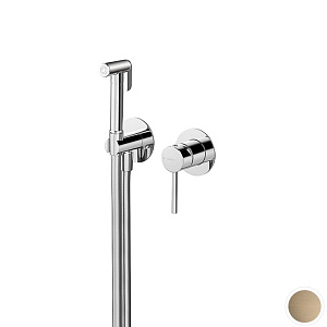 Newform Shut Off Гигиенический душ, внешняя часть, цвет: PVD brushed pale gold