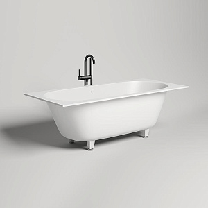 Salini Ornella Axis 170 Ванна встраиваемая,170х70х60cм., прямоугольная ,материал: S-Sense, цвет: белый 