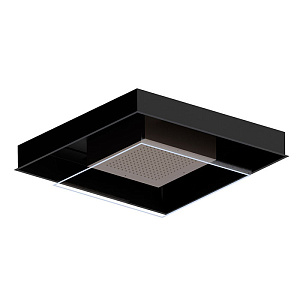 Newform Head Showers Верхний душ 74x74см, потолочный, скрытый, хромотерапия, цвет: copper glossy / черный