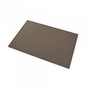3SC Meridien Коврик 50х0.5х35см., настольный, гладкая кожа, цвет: Tortora