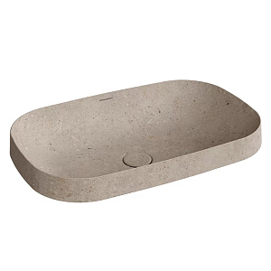 Kerama Marazzi Magica Раковина встраиваемая сверху, 65.5х42см., без отв., цвет:  бежевый камень