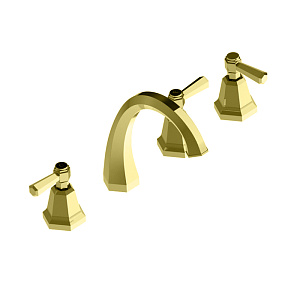 Stella Eccelsa Leve Смеситель на борт ванны, на 4 отв., 3256TR, цвет: золото 24К