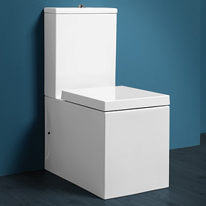 SIMAS Frozen Унитаз моноблок 37,5х61см, с бачком, цвет: белым